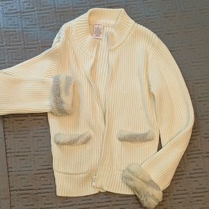 Girl zip sweater